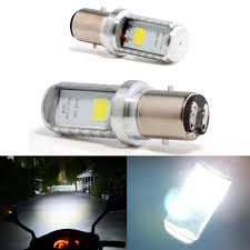 Grandview BA20D LED-glödlampor för motorcykel – 2 st vita