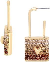 Lås Drop Örhängen - Elegant Modeaccessoar