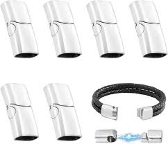 6 Magnetlås Armband med Rektangulär Stängning