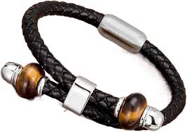 Rope-armband med lås i natursten för män och kvinnor